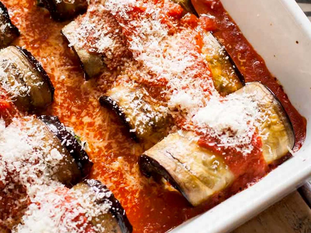 Cannelloni Di Melanzane Leggeri Ricetta Facile Alimentipedia It