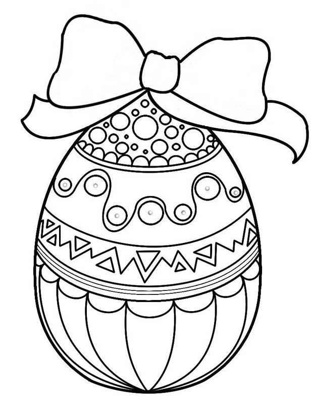 Disegni Delle Uova Di Pasqua Da Colorare