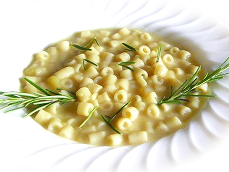 Minestra di pasta e patate - Ricetta napoletana | Alimentipedia.it