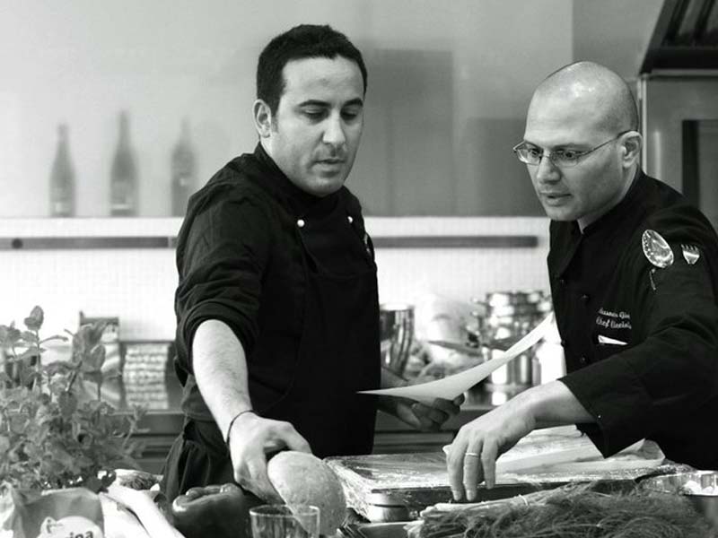 Natale Giunta alla Scuola di cucina Incontri con lo chef. Foto di Mariachiara Montera