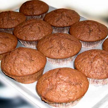 Muffins al cioccolato fondente