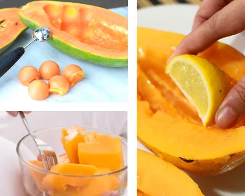 Come si mangia la papaya