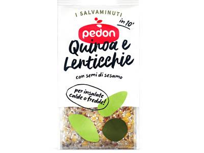 Salvaminuti quinoa e lenticchie Pedon