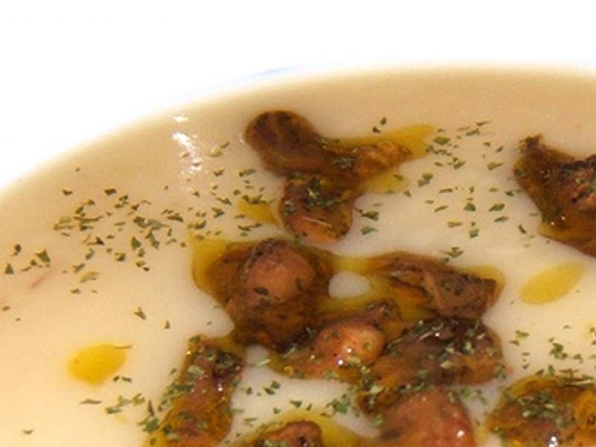 Crema di patate e funghi porcini trifolati