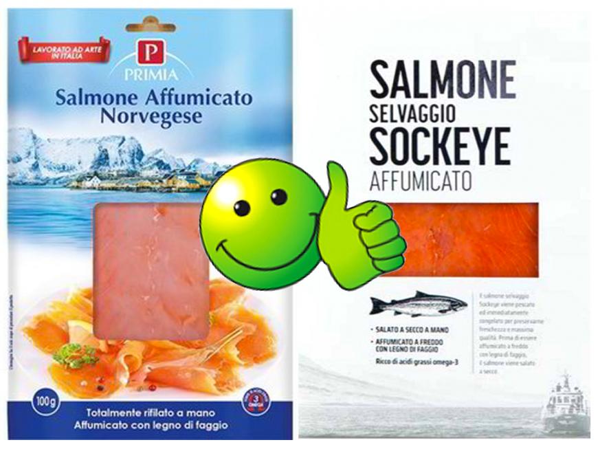 Salmone Primia e Sockeye