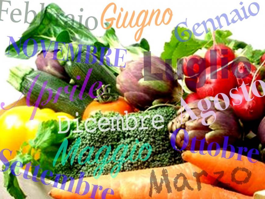 Calendario verdura di stagione mese per mese