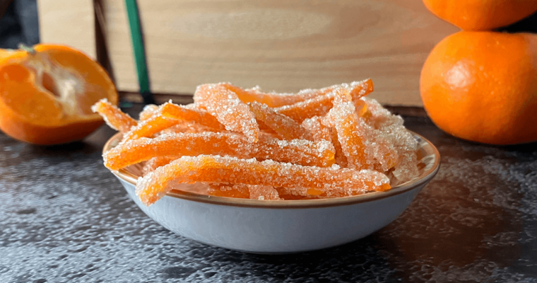 Scorze di arancia candite