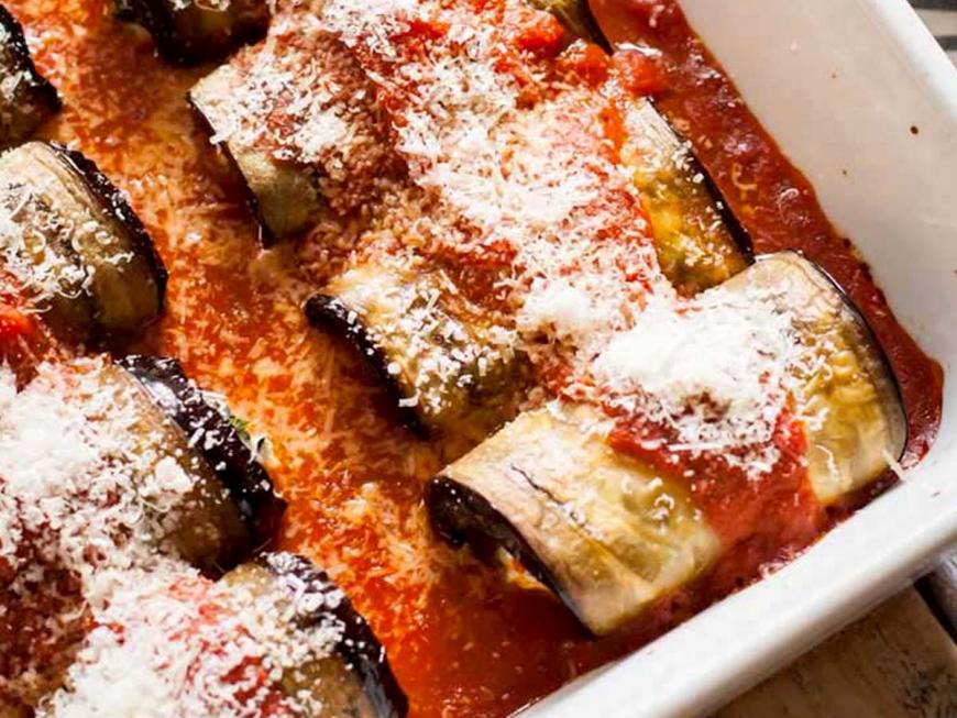Cannelloni di melanzane leggeri