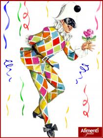 Maschere di carnevale: Arlecchino
