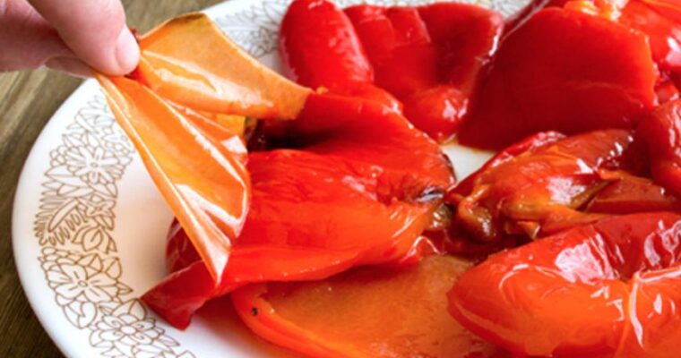 Come spellare i peperoni