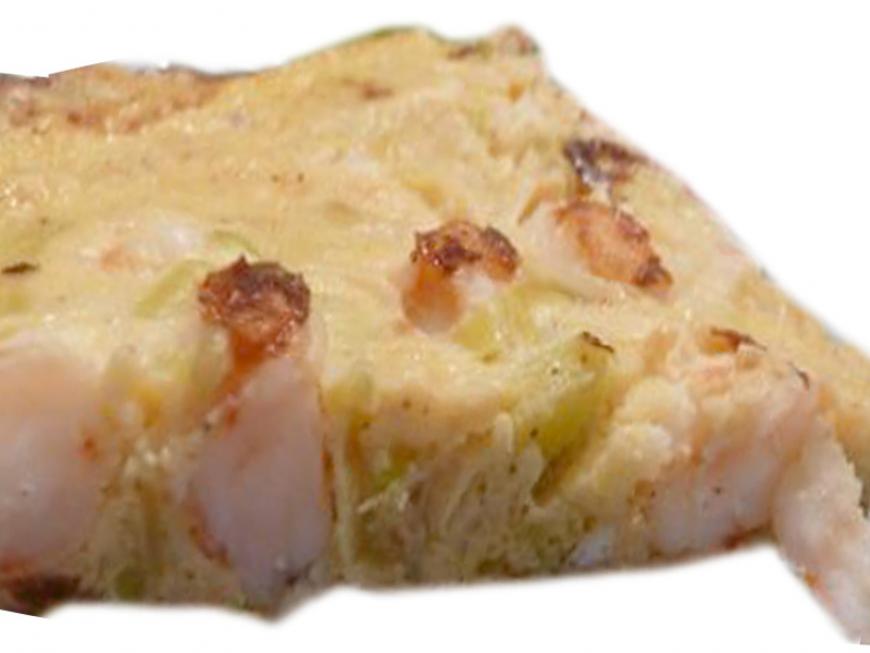 Frittata di gamberetti