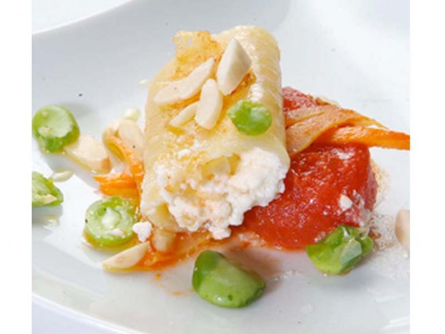 Paccheri farciti con ricotta