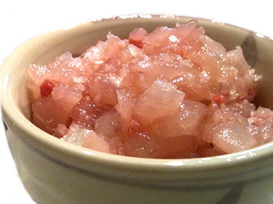 Tartara di ricciola