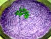 Purè di patate vitelotte