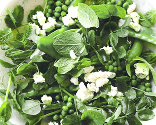 Insalata con la menta fresca