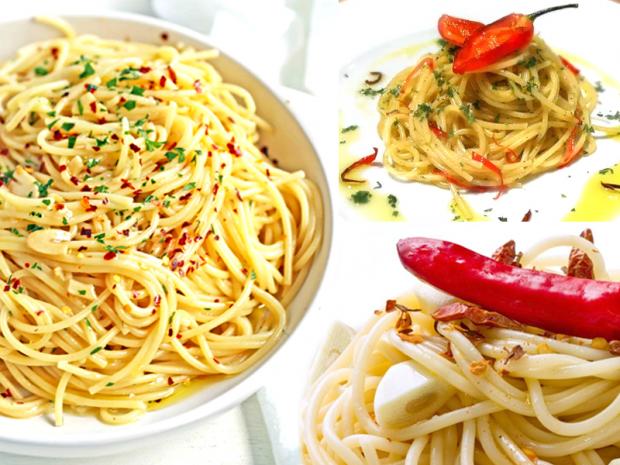 Spaghetti aglio, olio e peperoncino