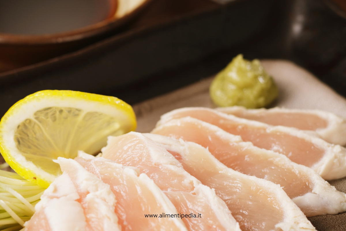 Sashimi di pollo