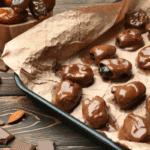 Datteri ricoperti di cioccolato fondente