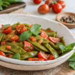 Fagioli corallo (taccole) alla romana