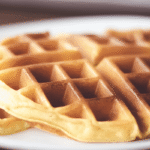 Waffle con farina di manioca