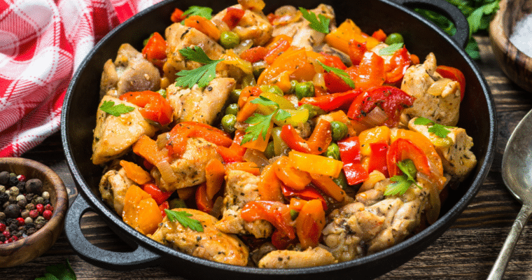 Pollo con i peperoni
