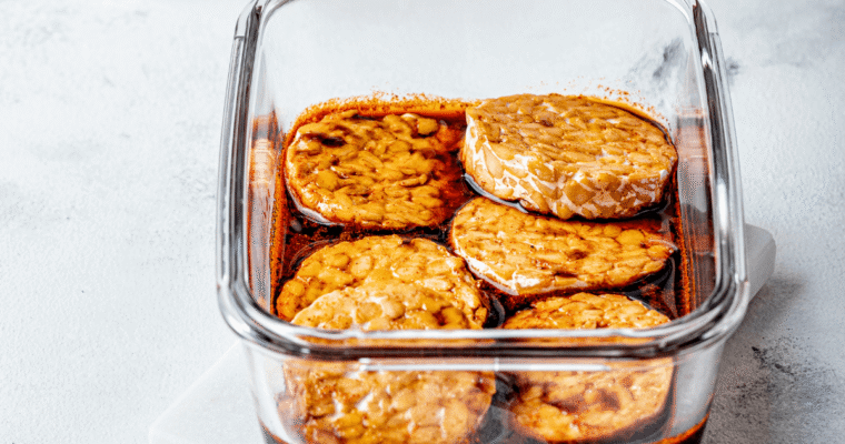 Tempeh marinato