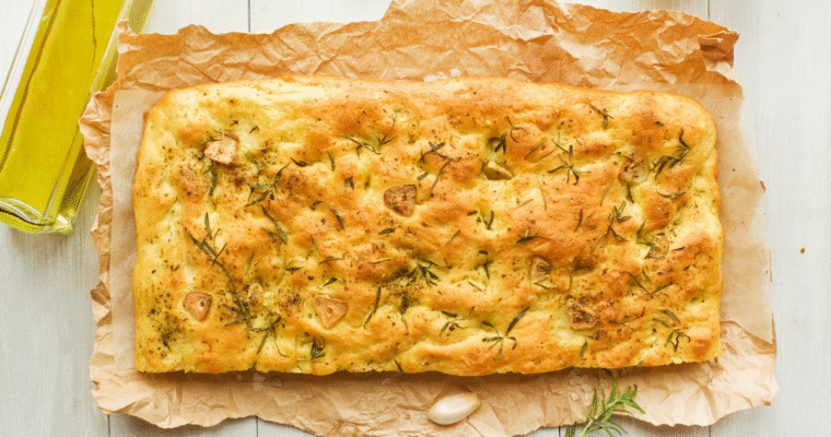 Focaccia zucca e carciofi