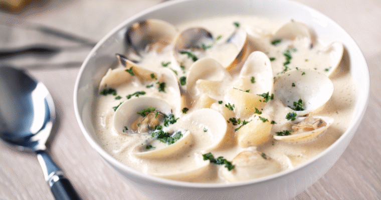 Crema di ceci e vongole