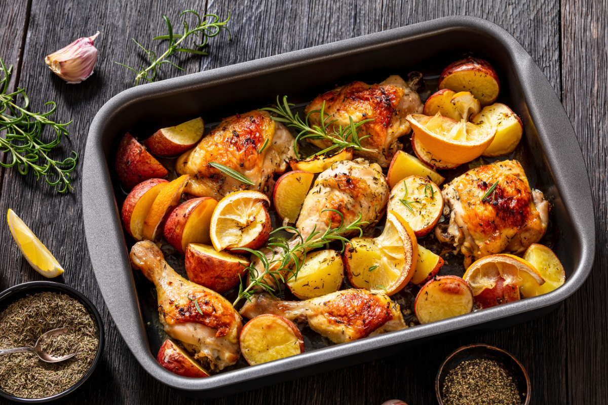 Pollo arrosto al limone