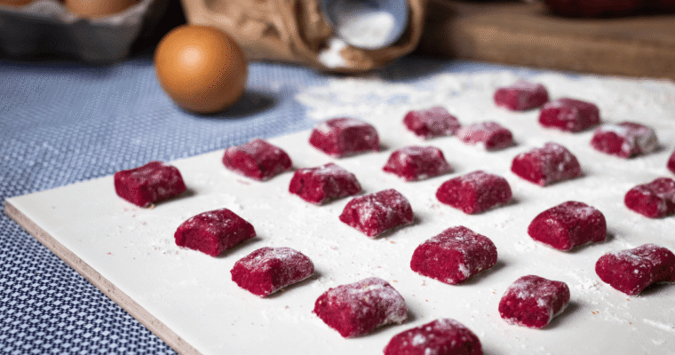 Gnocchi di barbabietola