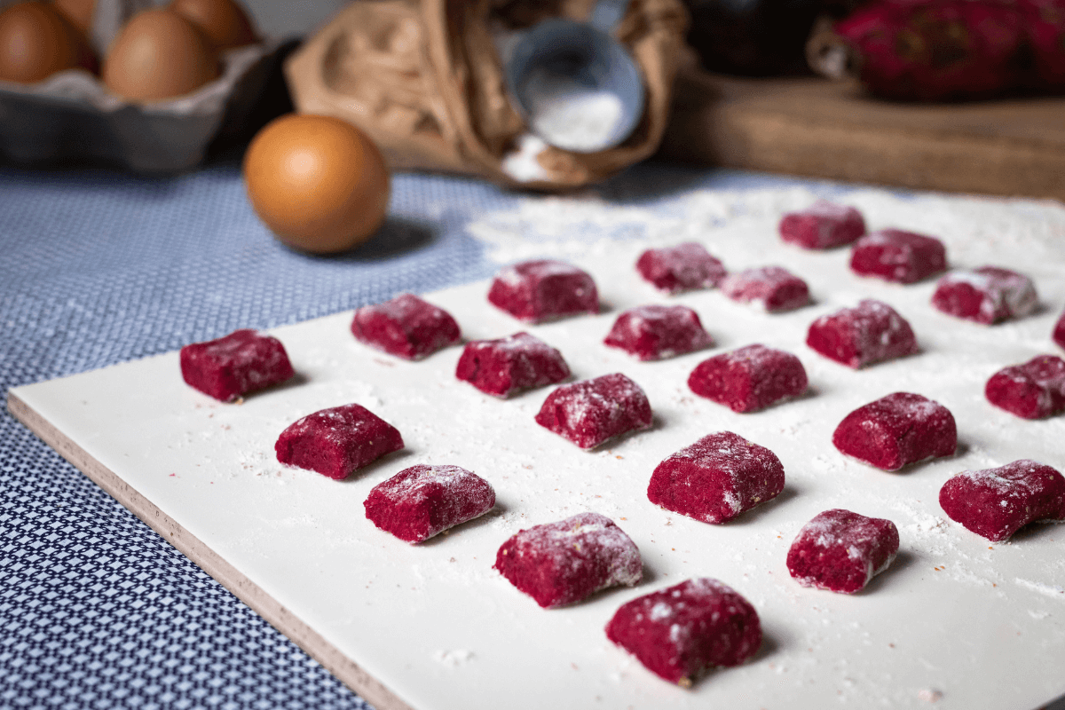 Gnocchi di barbabietola