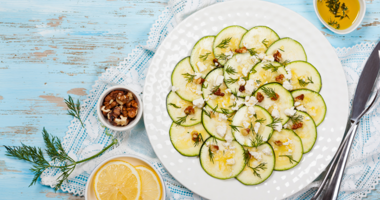 Carpaccio di zucchine originale: ricetta facile, fresca e saporita