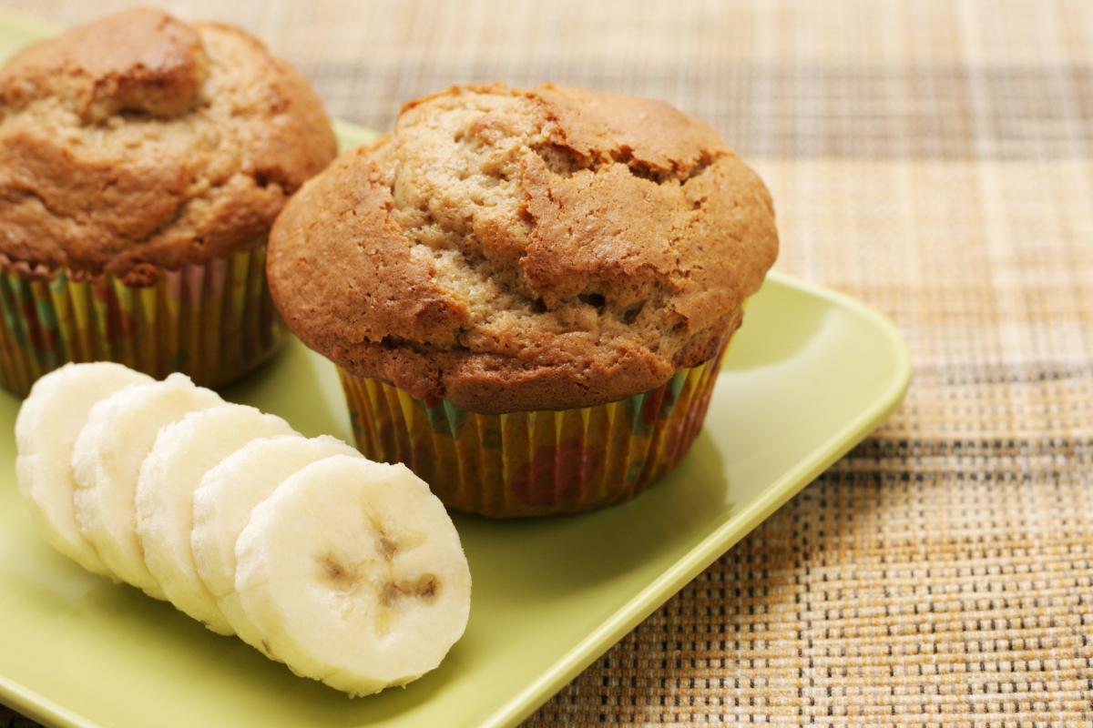 Muffin banana e burro di arachidi ricetta originale soffice e facile