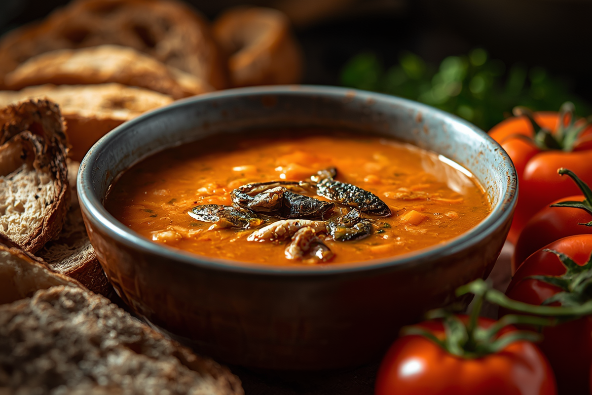 Cauraro di Pisciotta: la ricetta originale cilentana con alici, pane e pomodori