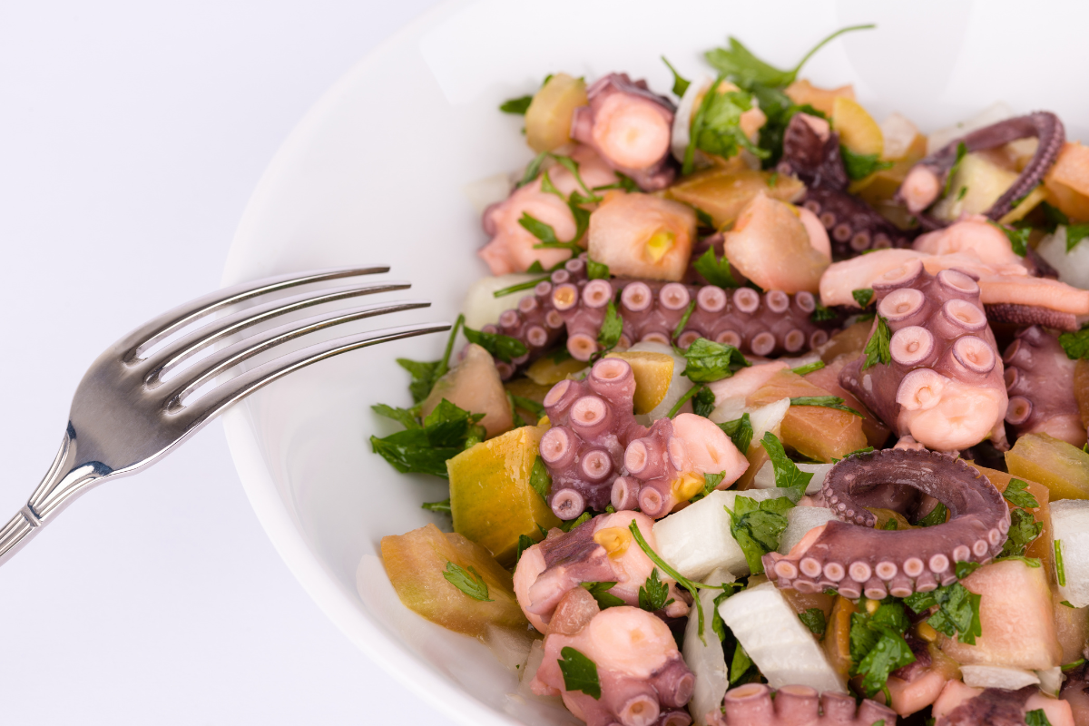 Insalata di polpo freddo