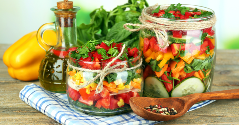 Giardiniera di verdure estive