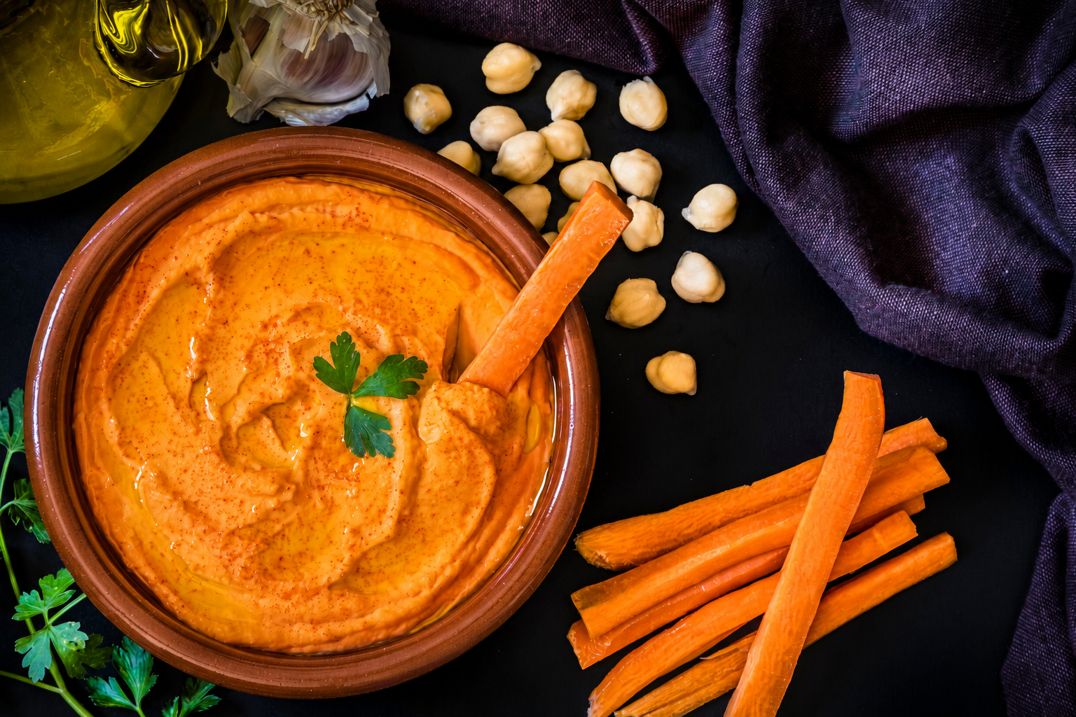 Hummus di carote