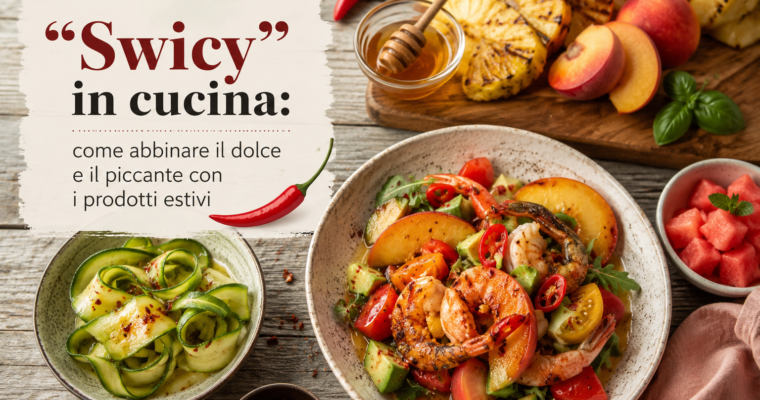 “Swicy” in cucina: come abbinare il dolce e il piccante con i prodotti estivi