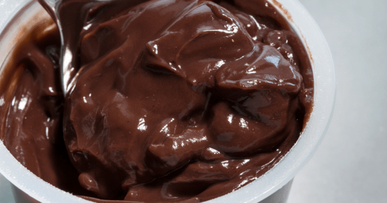 Budino al cioccolato fatto in casa