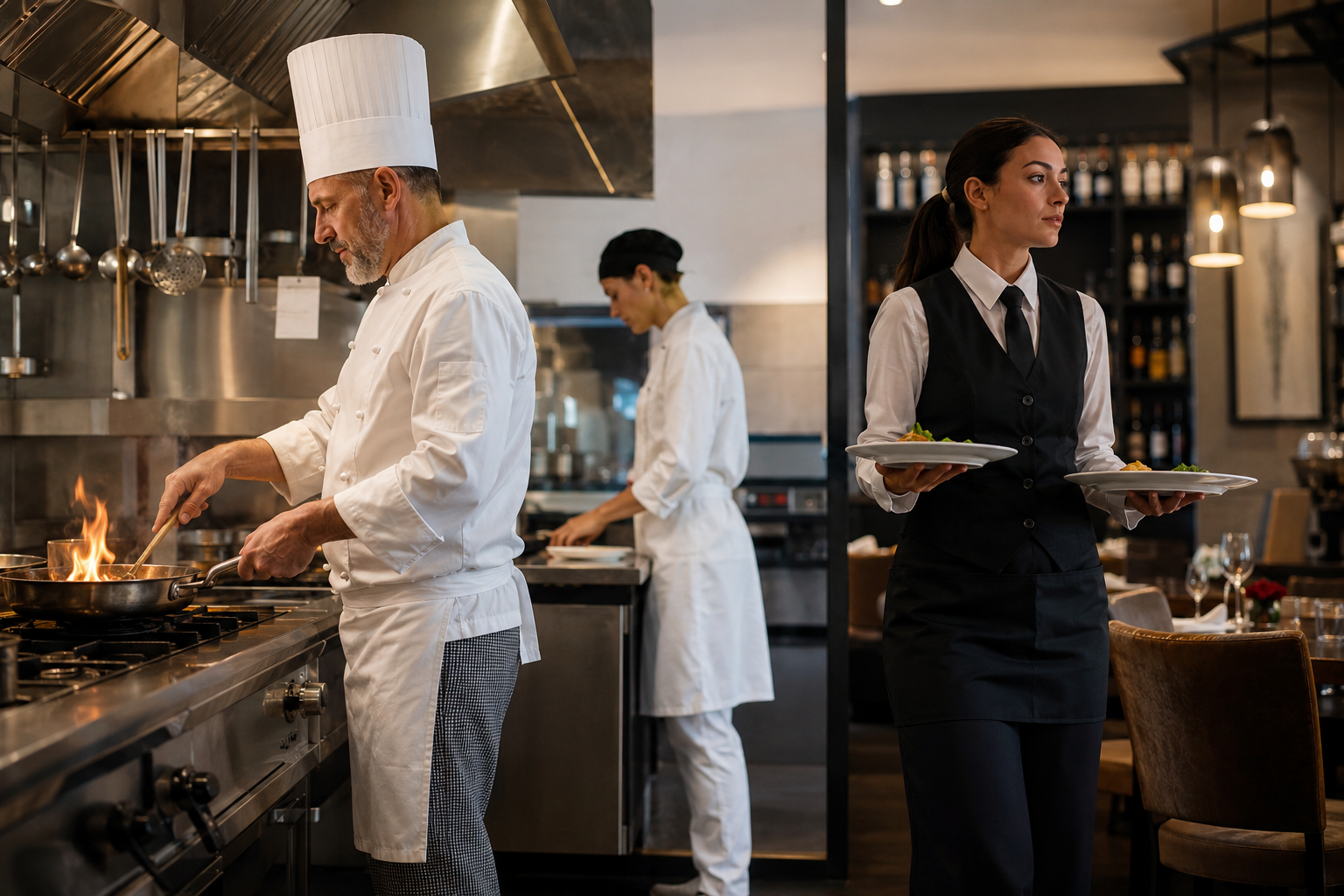 Cucina, sala e laboratorio: che cosa richiede l’abbigliamento professionale nell’Ho.Re.Ca.