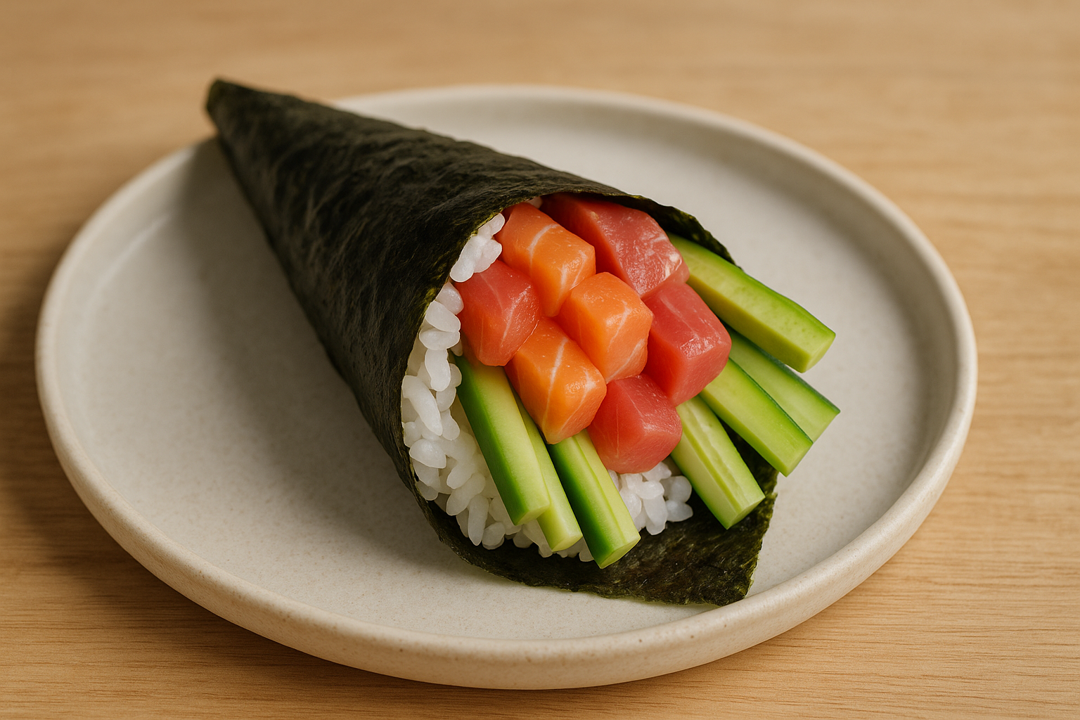 Temaki fatti in casa: il cono di nori, il riso giusto e le regole sul pesce crudo