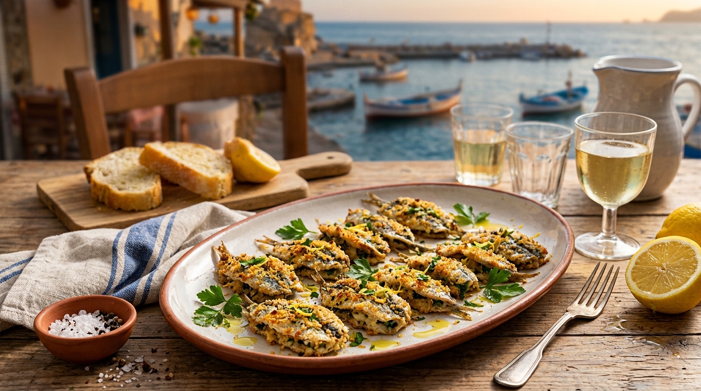 Alici imbottite: l’antipasto di mare che si prepara in anticipo