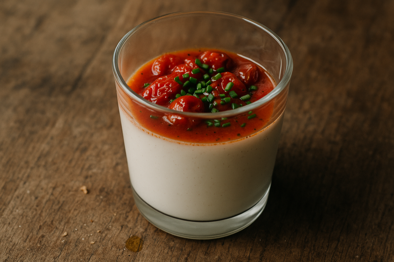 Panna cotta salata: il finger food da servire nel bicchiere