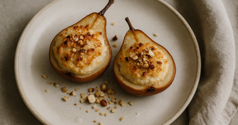 Pere al forno ripiene dolci