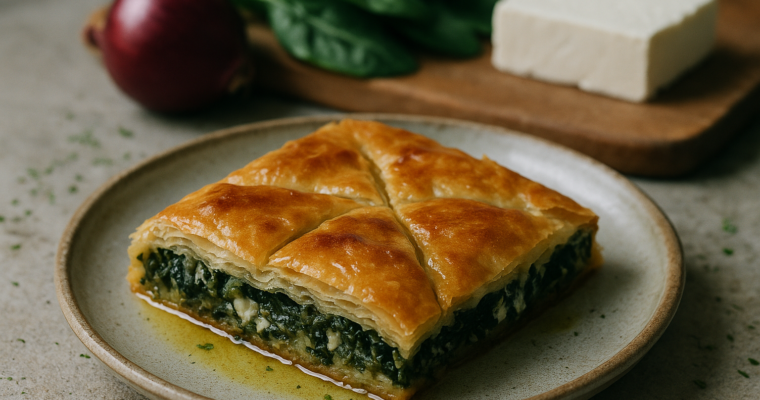Spanakopita: la torta salata greca con spinaci e feta