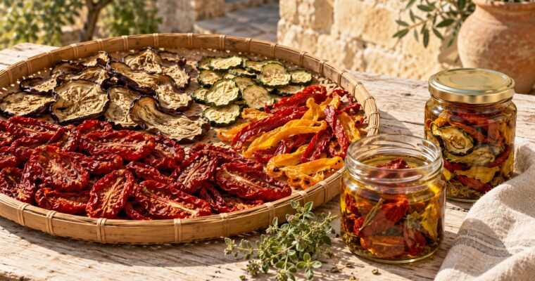 Guida agli ortaggi essiccati al sole: proprietà, lavorazione e conservazione naturale